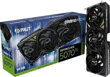Відеокарта Palit GeForce RTX5070 Ti GamingPro S 16GB IT166 фото