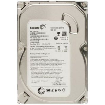 Накопитель HDD SATA 500GB Seagate Barracuda 7200.12 7200rpm 16MB (ST500DM002) Refurbished DC149608 фото