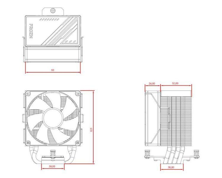 Кулер процесорний ID-Cooling Frozn A400 Black DC491847 фото
