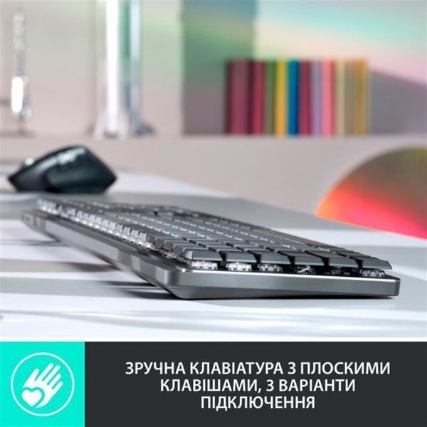Клавиатура беспроводная Logitech MX Mechanical Graphite Clicky (920-010759) DC451322 фото