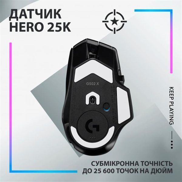 Миша Logitech G502 X Plus Black (910-006162) DC435997 фото