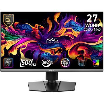 Монітор MSI 26.5" MAG 272QP QD-OLED X50 Black 500Hz DC577419 фото