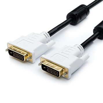 Кабель ATcom DVI - DVI (M/M), 3 м, Black/White (9148) DC27620 фото