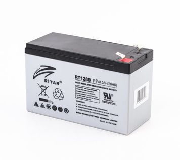 Акумуляторна батарея Ritar 12V 8AH (RT1280) AGM DC126800 фото