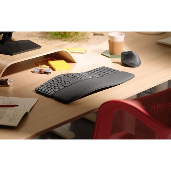 Клавіатура бездротова Logitech K860 Ergo Graphite (920-010352) DC453633 фото
