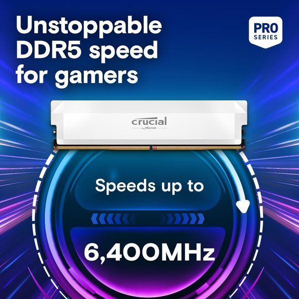 Модуль памяти DDR5 2x16GB/6400 CRUCIAL (CP2K16G64C38U5W) EL1426158 фото