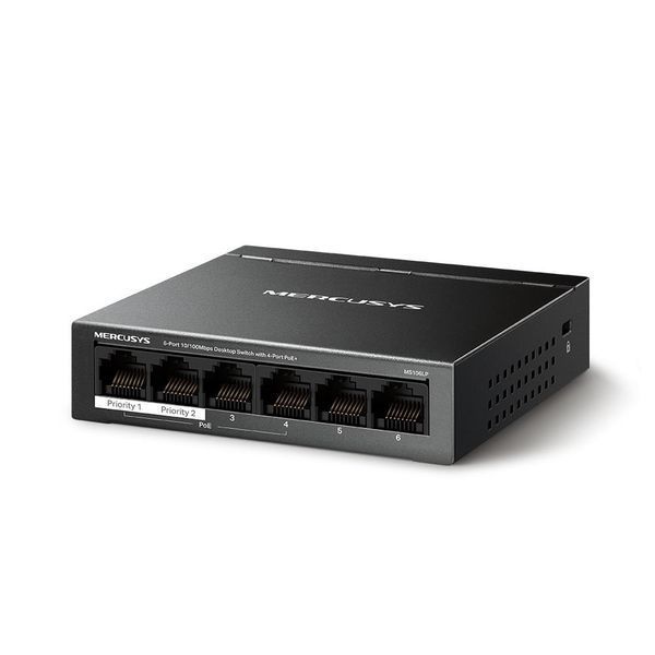 Комутатор MERCUSYS 6PORT /100 Mbps (MS106LP) EL1423572 фото