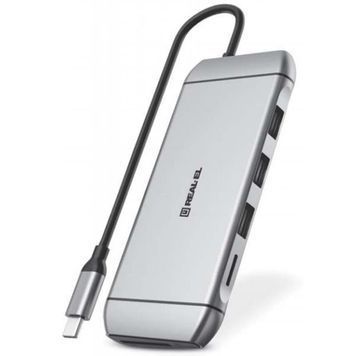 USB-хаб REAL-EL CQ-900 3 ports DC333475 фото
