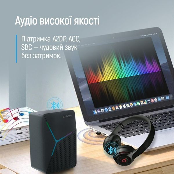 Адаптер Bluetooth 5.0 ColorWay (CW-AD-BT50) DC568764 фото