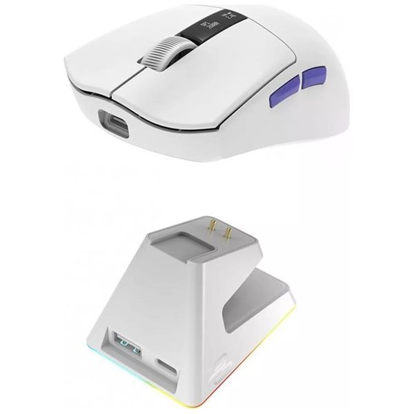Миша бездротова Proove Gaming Superfight Wireless with charging dock White/Purple (WMSW00122002) DC618307 фото