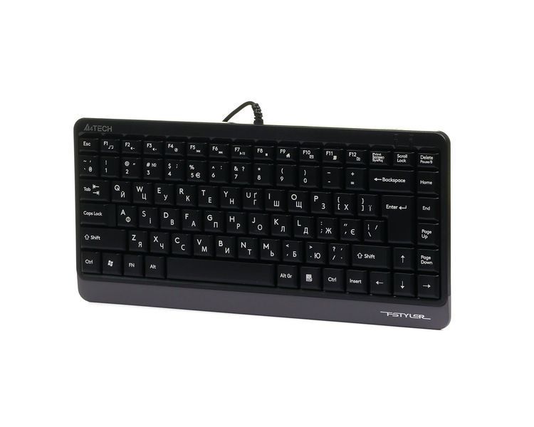 Клавіатура A4Tech FK11 Ukr Grey DC331257 фото