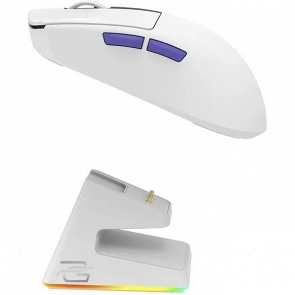 Миша бездротова Proove Gaming Jester 8K with Charging Dock White/Purple (WMJSCD022017) DC618222 фото