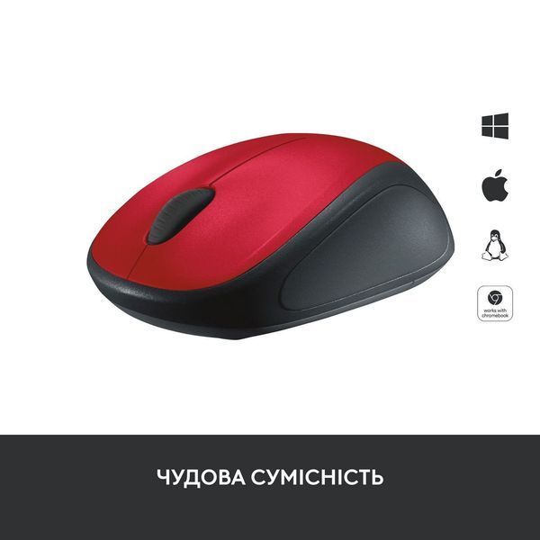 Миша бездротова Logitech M235 Red (910-002496) DC146063 фото