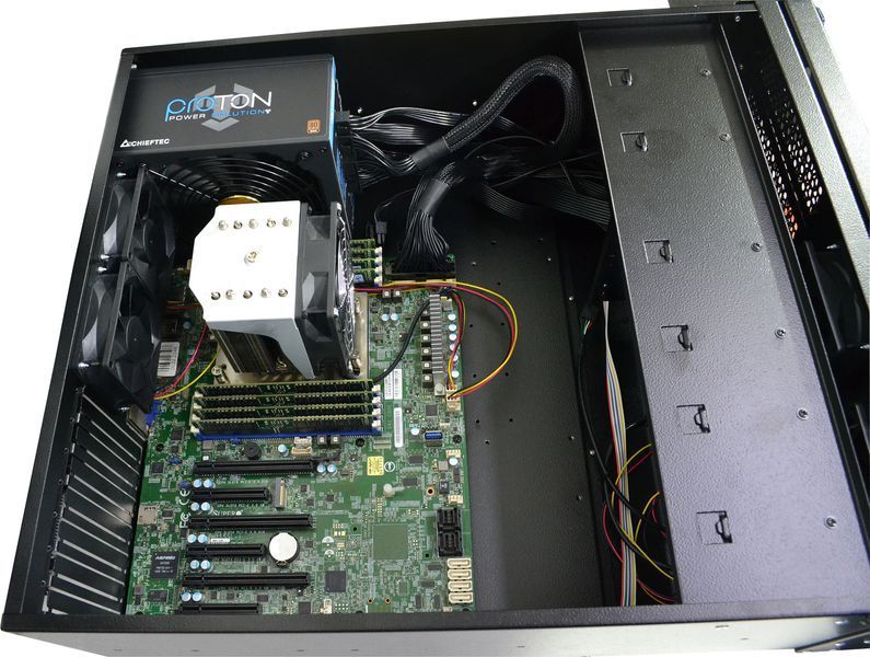 Сервер PowerUp Rack 4U #88 AMD EPYC 7702/256 GB/SSD 1TB х2 PU140088 фото