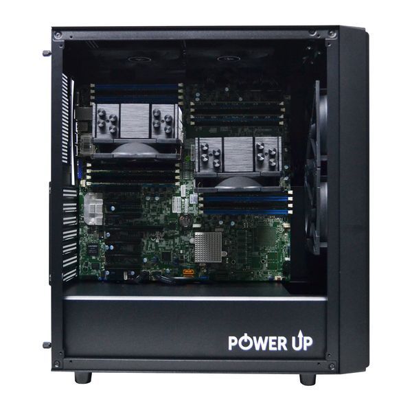 Server TOWER PowerUp #123 Xeon E5 2699 v4/32 GB/SSD 512GB x2 PU140123 фото