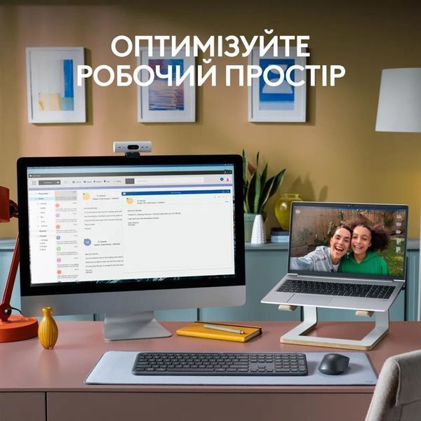 Клавiатура бездротова Logitech Signature Slim K950 US OffWhite USB (920-012466) DC512457 фото